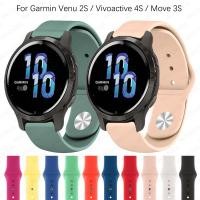 ราคา สายนาฬิกาข้อมือซิลิโคน สําหรับ Garmin Venu 2S Vivoactive 4S GarminMove 3S Smartwatch Sport (16740395144)