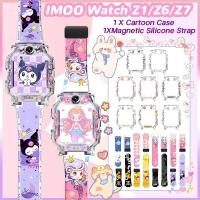 ราคา 【เคส+สาย】Kuromiสายเคเบิลสำหรับ Imoo Z7,สายนาฬิกา Imoo Z1, Imoo Z6 สายนาฬิกาแม่เหล็กสำหรับ เคส imoo z1,เคส Imoo Z7 Case (27665362616)