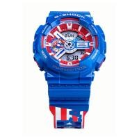 ราคา Casio G-Shock นาฬิกาข้อมือผู้ชาย สายเรซิน รุ่น GA-110CAPTAIN,GA-110CAPTAIN-2,GA-110CAPTAIN-2PR x CAPTAIN AMERICA (2230060201)