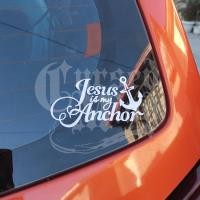 ราคา สติ๊กเกอร์ติดรถ Bible Decals Verse Jesus Is My Anchor สติกเกอร์รูปลอกสําหรับรถยนต์รถจักรยานยนต์แล็ปท็อป Tumbler ประตูกระจกหน้าต่างขนาด 2.5 นิ้ว 4.5 นิ้ว (21084617177)