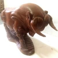 ราคา งานไม้สักแกะสลักวัวกระทิงมือสอง (50655716418)