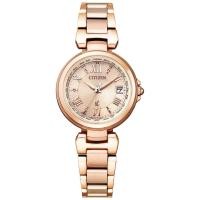 ราคา [CITIZEN] Citizen Women's xC Rose Gold Eco-Drive Radio-Controlled Watch Happy Flight Series EC1032-54X (26394212625)
