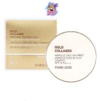 ราคา Sivanna Colors Gold Collagen Powder Ampoule Two Way SPF 15 PA+++ 10 g HF675 ซีเวียน่า แป้งคอลลาเจนทองคำผสมรองพื้น (27965739324)