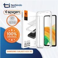 ราคา กระจกนิรภัย Samsung Galaxy A33 5G Spigen Alignmaster ป้องกันรอยขีดข่วน (41755786857)