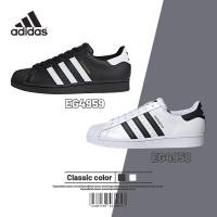 ราคา ของแท้ 100%✨[พร้อมส่ง/พรีออเดอร์] adidas originals SUPERSTAR รองเท้าผ้าใบหุ้มข้อต่ำ สำหรับผู้ชายและผู้หญิง สีดำและขาว (51604426047)