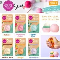ราคา [มีแพกเกจ] แท้100% EOS Natural Shea Lip Balm ลิปบาล์ม ลิปไข่ กลิ่นหอมหวานผลไม้ จากธรรมชาติ ปากชุ่มชื้น (26051112374)