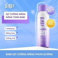 ราคา For Face and Body SPF50 PA++++ BABI Sunscreen Spray 100ml Tone Enhancing Oil Control (53302126235)