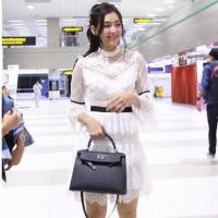 ราคา เดรสลูกไม้สีขาว ป้ายjariya ไซต์S (1932221500)