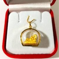 ราคา จี้พระพิฆเนศ (ปางเสวยสุข)วัดสมานรัตนาราม เลี่ยมทองแท้90% กันน้ำ (5702771007)