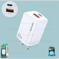 ราคา REMAXแท้!!! หัวชาร์จ หัวชาร์จมือถือ 2ช่อง USB/Type-C 33W (WP-U140) **รับประกัน1ปี** (21889063180)