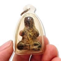 ราคา พระปิดตาคาดเชือก หลวงปู่เอี่ยมวัดสะพานสูง เลี่ยมกรอบ บูชาเสริมอำนาจบารมี เงินทองไหลมาเทมา (25957674852)