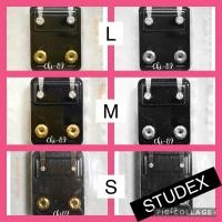 ราคา ต่างหู STUDEX แท้สำหรับผิวแพ้ง่าย เพชรCZ ไซส์ SML สีเงินและสีทอง (27708275841)