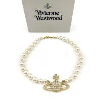 ราคา **ถามstockก่อนกดสั่ง** Vivienne Westwood necklace medium pearl มุก สีทอง สีเงิน ของแท้ สร้อยคอ สร้อ (28423512738)