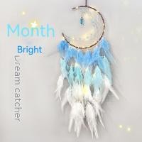 ราคา โมบายดักจับความฝัน ประดับขนนก คริสตัล หินทอมือ สําหรับแขวนตกแต่งผนังห้อง (19472758991)