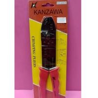 ราคา KANZAWA คีมย้ำหางปลา ปลอกสาย คีมปอกสาย คีมหนีบหางปลา คีมหนีบหัวสาย ขนาด5.5-2.0-1.25 งานหนีบแน่น (8519034693)