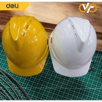 ราคา หมวกเซฟตี้ หมวกนิรภัย สีเหลือง DELI (42624280688)