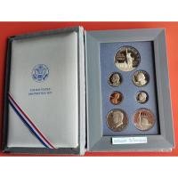 ราคา USA ชุดเหรียญขัดเงาพิเศษ 7 เหรียญ ปี 1986 ที่ระลึกครบรอบ 100 ปี เทพีเสรีภาพ $1 เนื้อเงิน& Half Dollar (22905299514)