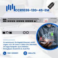 ราคา CCR1036-12G-4S-EM Mikrotik ส่งไว ⚡️มีประกัน ⚡️ ออกใบกำกับภาษีได้⚡️ทักแชทร้านได้เลย!!! (29172956329)