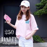 ราคา เสื้อยืด สไตล์เกาหลี⚡️พร้อมส่ง/เสื้อยืดคอกลม/เสื้อOversize (578786977)