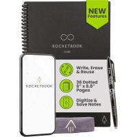 ราคา Rocketbook New Core Smart Reusable Notebook - ประกอบด้วยปากกา Pilot Frixion 1 ชิ้น & ผ้าไมโครไฟเบอร์ 1 ผืน (47802549496)