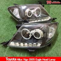 ราคา ไฟหน้า ไฟหน้าแต่ง Vigo 2005 2006 2007 2008 2009 2010 2011 โปรเจ๊กเตอร์สีดำ โฉมแรก และ โฉมสอง Eagle eye (7133459614)