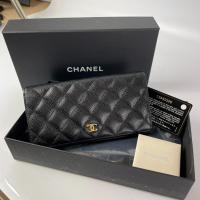 ราคา [CO230107952] Chanel / Classic Flap Long Wallet Caviar GHW (23819589622)