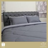ราคา Santa ชุดผ้าปูที่นอน Premium Supersoft สีเทาเข้ม-เทาอ่อน (29983647444)