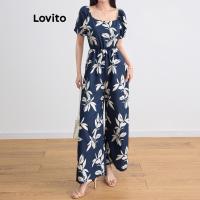 ราคา จั๊มสูทลายดอกเดซี่Lovito Size.M (27324753858)