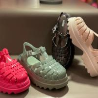 ราคา Melissa รองเท้าแตะผู้หญิงส้นหนารองเท้าโรมัน (27610043912)