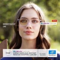 ราคา เลนส์กรองแสงสีฟ้า กรองUV ของแบรนด์Essilor Blue UV (52404350557)