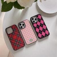 ราคา ใหม่ Casetify หมากฮอสสีชมพูสีแดงสําหรับ Iphone Full 17 17Pro 17Air 17Promax 16 15 14 ProMax 16 Pro 14 Plus 15Plus 12 12Promax 13 13 Promax 11 16 Pro Max TPU Full Cover (44176921479)