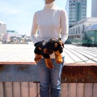 ราคา ตุ๊กตา Rottweiler ร็อตไวเลอร์ ท่านอน 18นิ้ว Anee Park อานี ปาร์ค สุนัข หมา ตุ๊กตาหมา (8902634204)