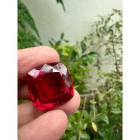 ราคา ทับทิม พม่าเทียม 45 กะรัต(CARATS) พลอย ขนาด 20X20 มิล ( MM) 1 Pcs (1 เม็ด) CUSHION SHAPE LAB MADE RED RUBY BURMA COLOR (24771509885)