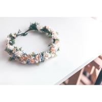 ราคา มงกุฎดอกไม้|สีพลาสเทลครีมชมพู (211712073)