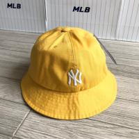 ราคา หมวก MLB Bucket Hat สีเหลือง (2417744123)