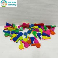 ราคา นกหวีด นกหวีดพลาสติก เป่าได้มีเสียง คละสี ของเล่นโบราณ พร้อมส่ง (21665546191)