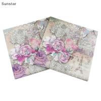 ราคา Sunstar design tower กระดาษเช็ดปาก rose Festival party ทิชชู่ดอกไม้ตกแต่ง 20 ชิ้น (52105141152)