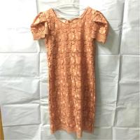 ราคา เดรสผ้าลูกไม้สีส้มอิฐ (25653563)