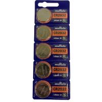 ราคา ถ่านกระดุม MURATA CR2032 จำหน่าย (1 แผง 5 ก้อน) (5403024179)