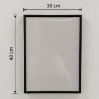 ราคา กรอบรูปสีดำ 40x30 cm. กรอบรูป40x30 cm.สีดำ กรอบรูปสีดำมินิมอลขนาด 30x40 cm จะวางบนโต๊ะทำงานหรือแขวนผนังคอนโดก็ดูดี (46555410776)