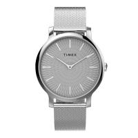 ราคา TIMEX TW2V92900 Transcend นาฬิกาข้อมือผู้หญิง สายสแตนเลส สีเงิน หน้าปัด 34 มม. (24702990276)
