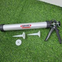 ราคา NASHI ปืนยิงซิลิโคนแบบอะลูมีเนียม ปืน SAUSAGE GUN หัวยิงซิลิโคน ตัวบีบซิลิโคน ปืนยิงซิลิโคน หัวฉีดกาวซิลิโคน ปืนกาว 15" (28944204456)