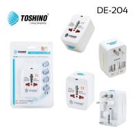 ราคา ปลั๊กแปลง Toshino Travel Adapter Universal 4 in 1 รุ่น DE-204 / DE-204UC / DE-205 / DE-206 (5219910187)