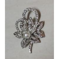 ราคา เข็มกลัดเพชรประดับมุก เข็มกลัดมุกรูปดอกไม้ประดับมุกใหญ่ตรงกลาง (2911499030)