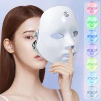 ราคา Jbmbhc 7 สี LED มาส์กหน้า Face Beauty Mask Photon Therapy Face Skin Care Mask (28275226347)