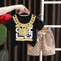 ราคา ชุดวอร์ม เสื้อท็อป และกางเกงขาสั้น สไตล์ฮิปฮอป แฟชั่นฤดูร้อน สําหรับเด็กผู้หญิง และเด็กผู้ชาย (16194410576)