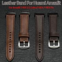 ราคา สายหนังสําหรับ Amazfit T-REX 3 2 สําหรับ Amazfit T-Rex/T-Rex Pro/T-Rex 2 Ultra สร้อยข้อมืออุปกรณ์เสริม (26389468912)