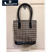ราคา กระเป๋า Aquascutum หนังแคนวาสถือ มือสองราาถูก‼️ (2905563389)