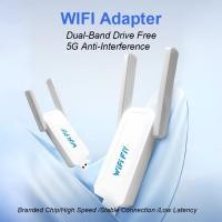 ราคา WIFI FIY อะแดปเตอร์ WiFi USB 3.0 1300Mbps รับสัญญาณ Dual Band 5.8GHz/2.4GHz สำหรับคอมพิวเตอร์และแล็ปท็อป (26911132418)
