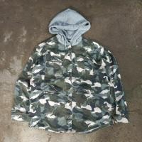 ราคา ด้านนอก H&M Camo Hoodie Multi Pocket (57051078852)